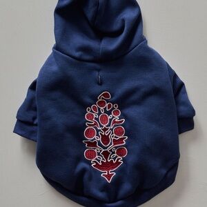 Free People Movement Final Call Logo Hoodie Navy Dog NWT